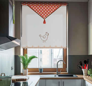 Traditional Country Style Kitchen Roller Blind - A Classic Touch for Your Kitchen